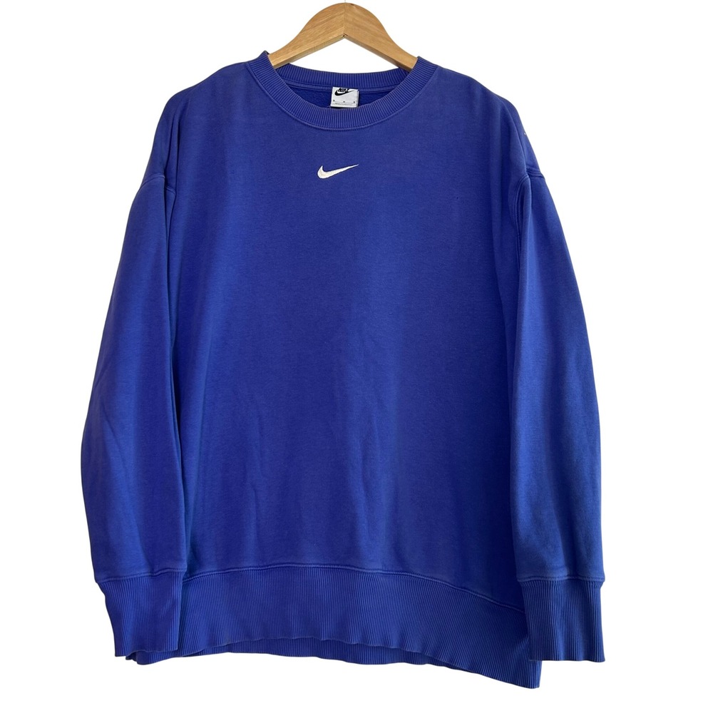 90s Nike Sweatshirt‎ Purple Center Swoosh Crewneck Pullover